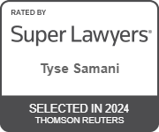 Rated By Super Lawyers | Tyse Samani | Selected in 2024 | Thomson Reuters